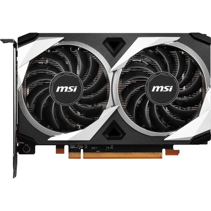 Carte Graphique MSI Radeon RX 6500 XT MECH 2X 4G OC – 4 Go GDDR6, PCIe 4.0 - vue 6