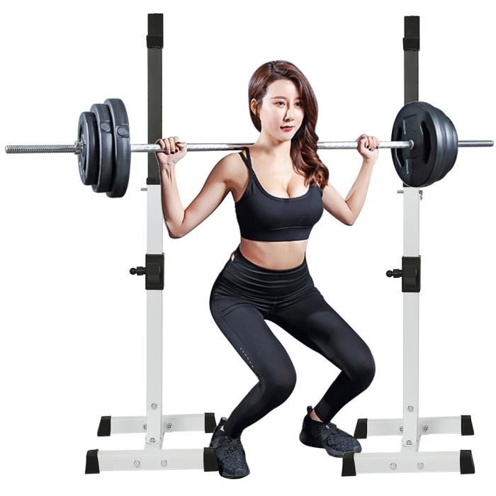 Supports de Rack Squat Support pour HaltèRes 105-160cm