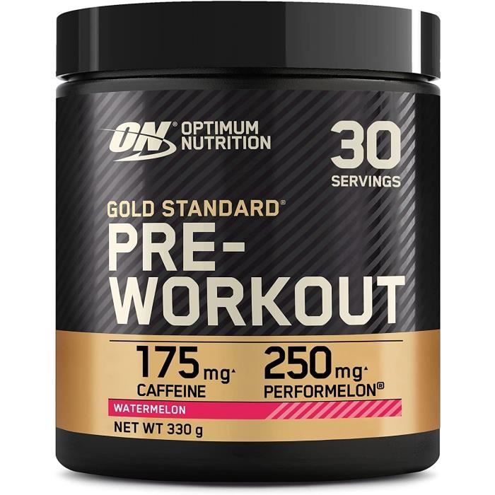 Optimum Nutrition Gold Standard Pre Workout en Pou e, Energy ink avec Créatine Monohy atée, Caféine et Vitamine B Complex, Save233