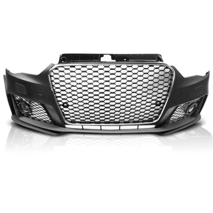 Pare choc avant pour Audi A3 8V 2012-2016 Sport calandre chrome noir