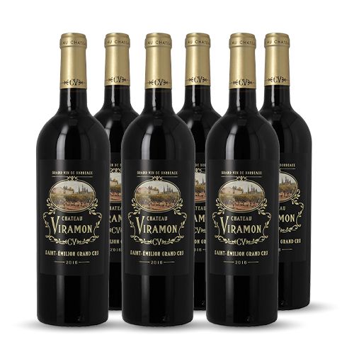 CHATEAU VIRAMON Saint-Emilion grand cru Rouge 2016 6x75cl