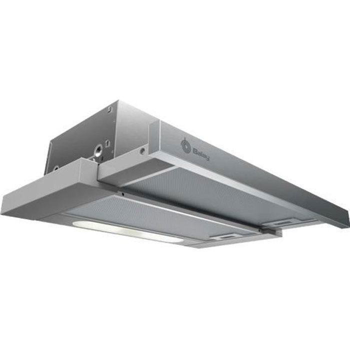 Balay 3BT263MX Hotte Téléscopique Niche largeur : 46 cm profondeur : 28 cm extraction et recirculation (avec kit de…