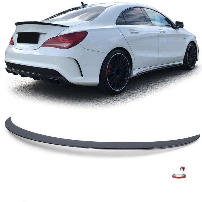 BECQUET DE COFFRE LOOK AMG CLA 45 NOIR BRILLANT POUR MERCEDES CLA W117 DE 2013 A 2019