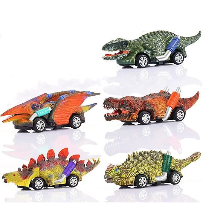 Jouet Garcon 2-8 Ans, Jouets pour Garcon de 2-5 Ans Voiture de Jouet de Dinosaure Cadeau Garçon 2 3 4 5 Ans d’Anniversaire