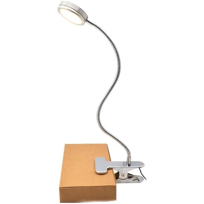 Adaptateurs secteur pour liseuses Lampe de lecture Bureau LED à Pince - USB Lampe LED à clipser de table 4W, clipsable v 16353