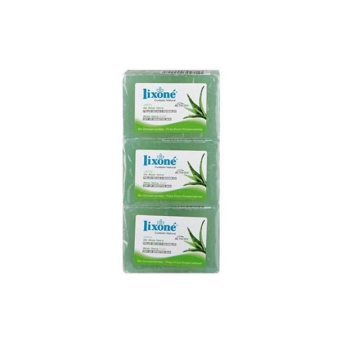 Savon en Glycérine Naturelle Aloe Vera Lixoné (3 uds)