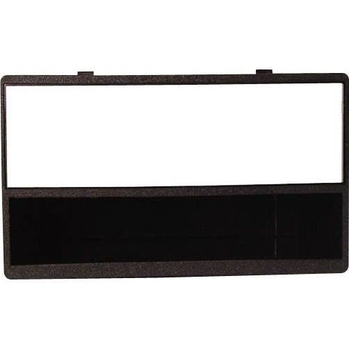 Adaptateur de façade d'autoradio simple DIN Noir Peugeot Partner > 2002