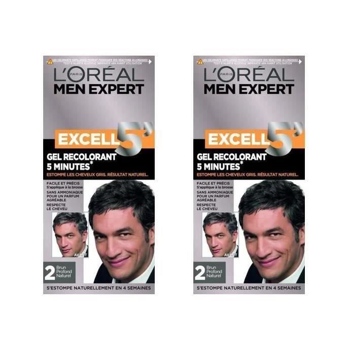 EXCEL Color homme 5 nat 2 (Lot de 2)