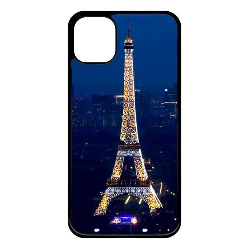 Coque pour smartphone - Plastique - Noir Apple iPhone 11 TOUR EIFFEL PARIS NIGHT