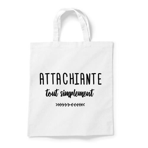 Tote bag - Coton - Blanc GS ATTACHIANTE TOUT SIMPLEMENT