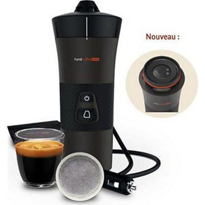 Nouveau Handcoffee Auto 12V 21000 cafetière 12V voiture pour dosettes Senseo