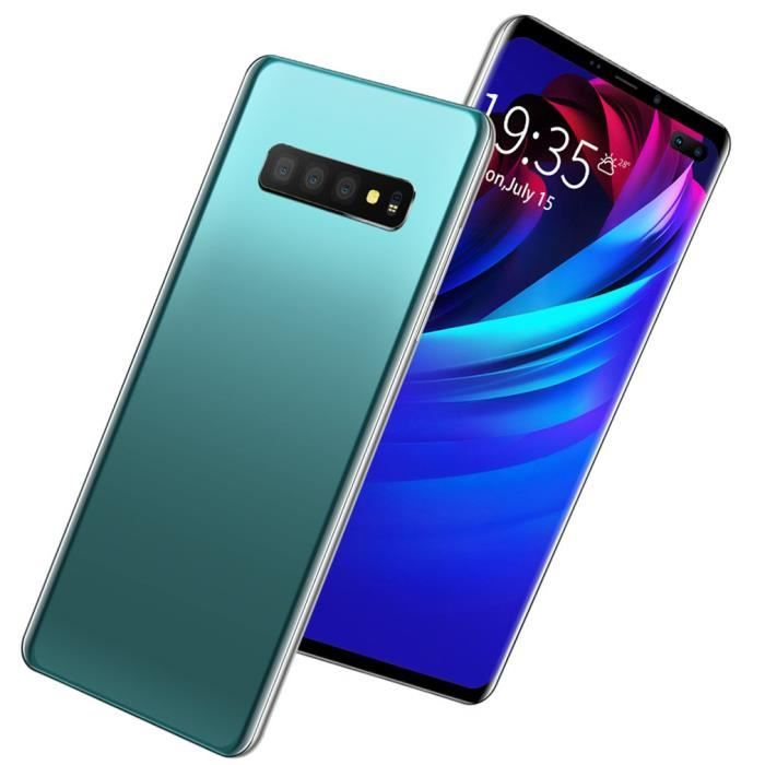 s10 6.1 -android 9.1 smartphone octa core 6gb + 128gb visage empreintes digitales double déverrouiller grand écran 4800mah