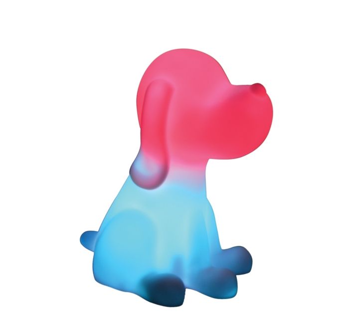 DECOTECH Mon Chien veilleuse LED chambre enfant - glacier changes, anti-choc et lave-car