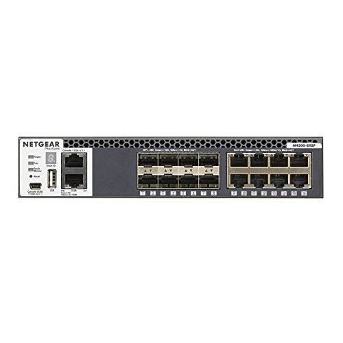 NETGEAR Switch manageable ProSAFE M4300-8X8F - Stackable avec 16x10G incluant 8x10GBASE-T et 8xSFP+Niveau 3 1 alimentation