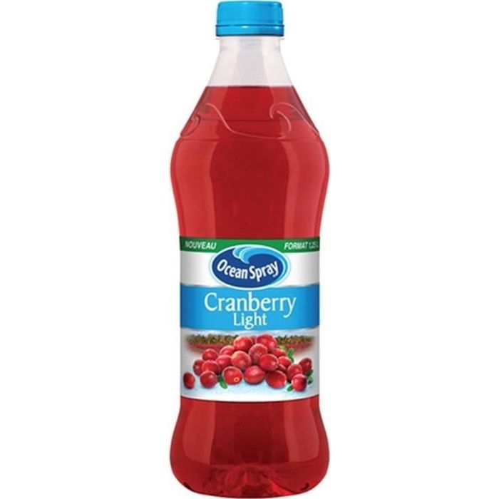 Ocean Spray Cranberry Light 1,25L (pack de 6)