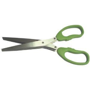 PRADEL EXCELLENCE Ciseaux éminceur 5 lames vert sur carte