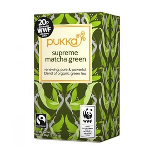Pukka Herbes suprême Vert Matcha thé 20 sachet