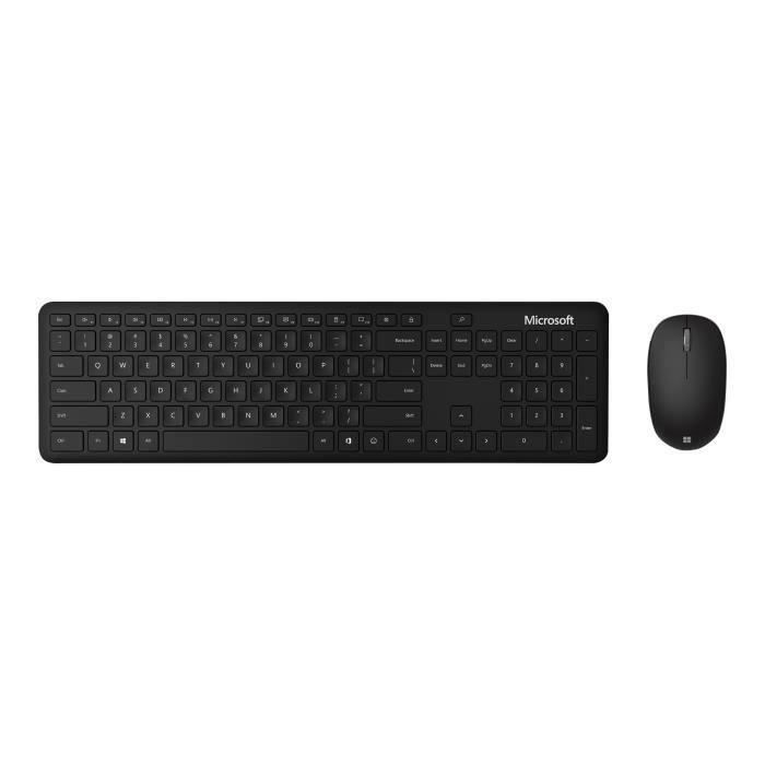 MICROSOFT Bluetooth Desktop - Ensemble clavier et souris - Sans fil - Bluetooth 4.0 - Noir Mat - AZERTY