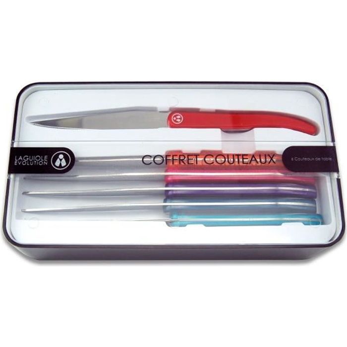 LAGUIOLE EVOLUTION Coffret 6 couteaux de table