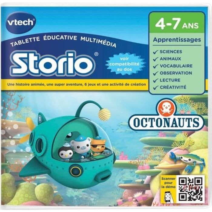 VTECH - Jeu Éducatif Storio - Octonauts