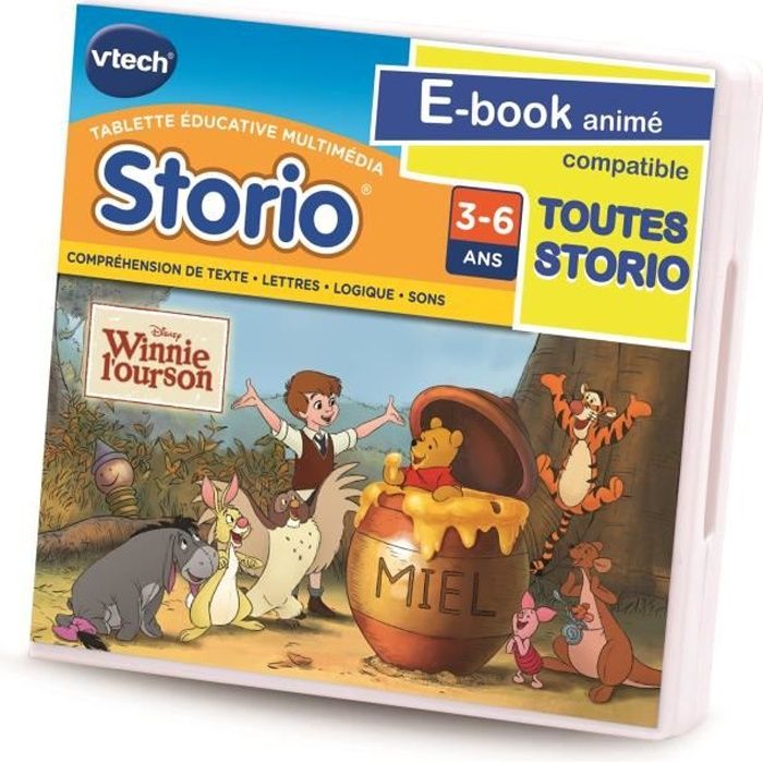 VTECH Jeu Storio Winnie L'Ourson