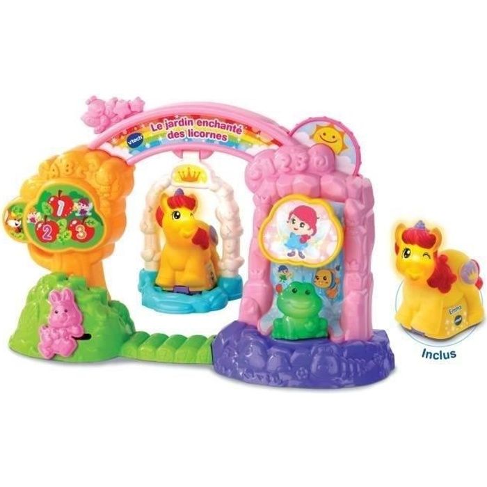 VTECH - TUT TUT ANIMO - Le jardin enchanté des licornes (+ Emma, la licorne abracdabra)
