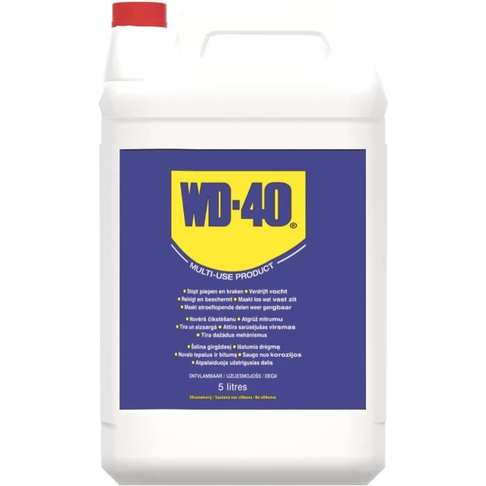 WD-40 Produit Multifonction en bidon 5L