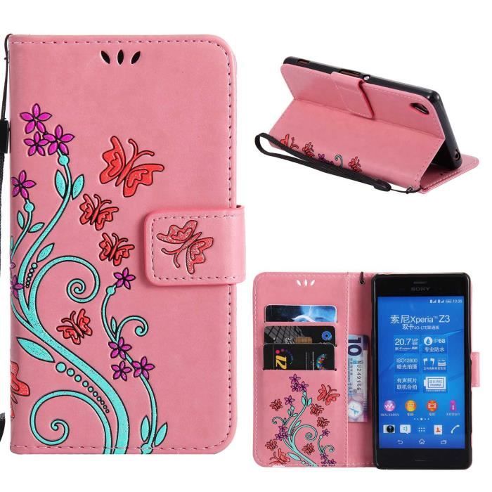 etui pour Sony Xperia XP Poudre, Premium les boîtiers de cartes et housse de Flip pochette