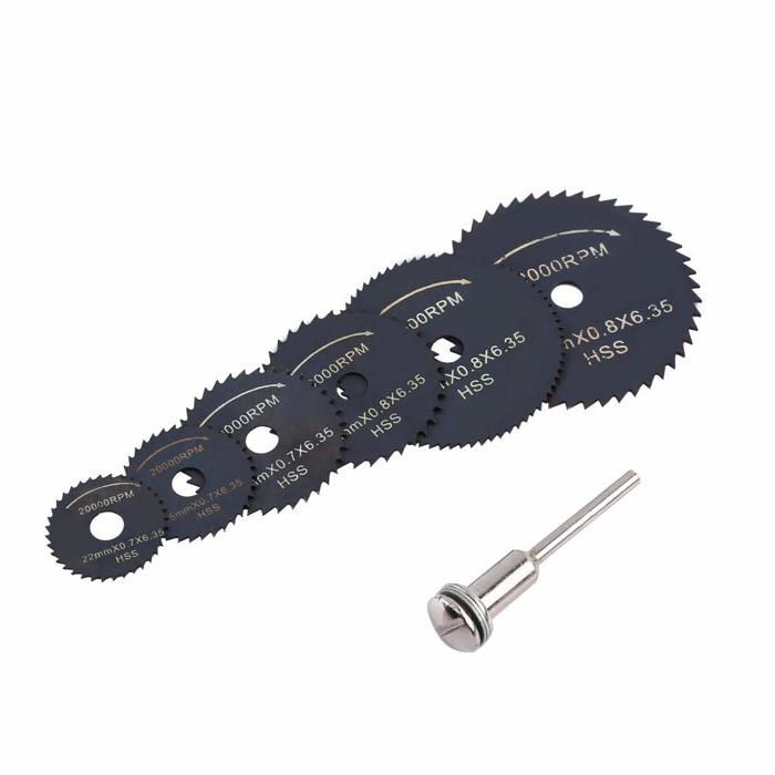32 Pièces Mini Disques De Coupe Pour Outil Rotatif - Diamant, HSS, Résine, Mandrin 3mm Pour Bois, Métal, Pierre