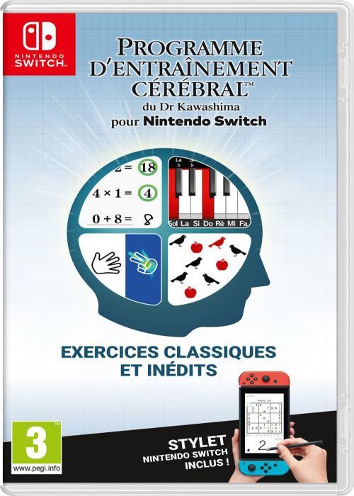Jeu Programme D'Entraînement Cérébral Du Dr Kawashima Pour Nintendo Switch