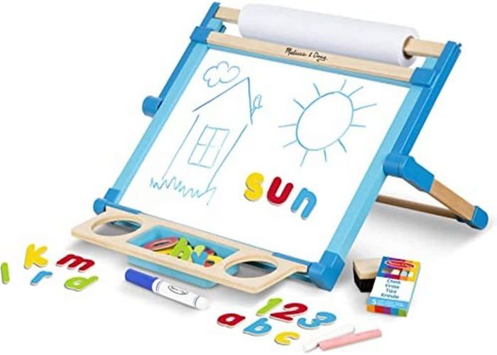 Chevalet de Table - MELISSA & DOUG - Double Face - Bois Robuste - 47 x