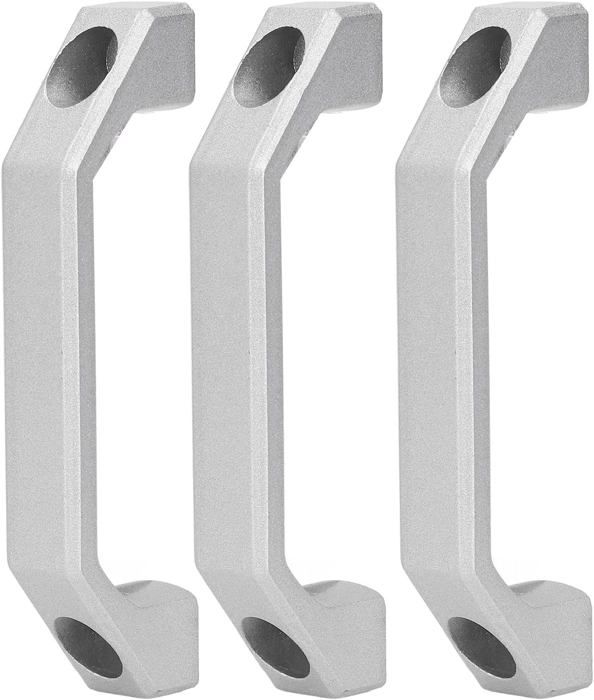 Lot de 3 poignées de porte darmoire 47 pouces en alliage daluminium pour placard tiroir de cuisine  les trous&nbsp;: 100&nbsp;mm