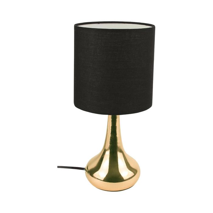 Lampe Tactile Noire et Dorée - TOUCH Lampe Tactile Noire et Dorée - TOUCH