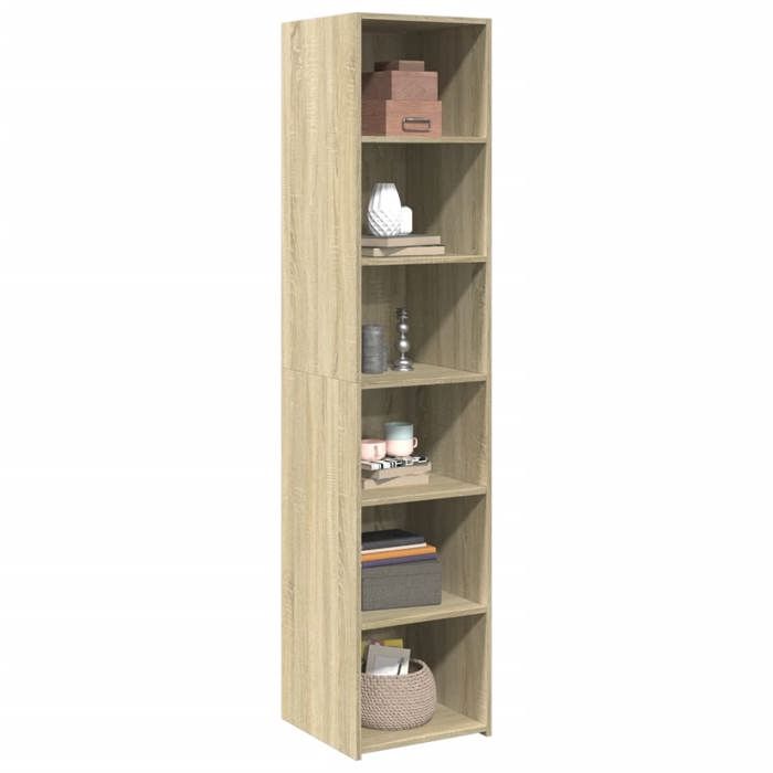 RemiseArmoire haute/Buffet haut - Décor salon/cuisine - chêne sonoma 40 x 41 x 185 cm bois dingénierie *aspect pratique8018116