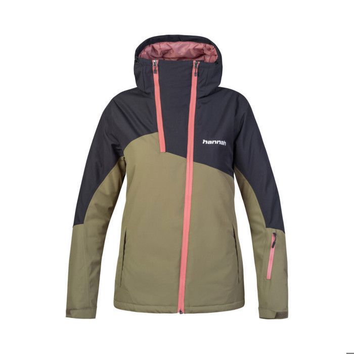 Veste de ski femme Hannah Maky Col - burnt olive/anthracite Veste de ski femme Hannah Maky Col - burnt olive/anthracite