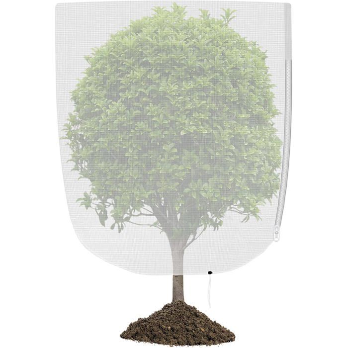 Filet de Protection pour Arbres Fruitiers 3x3m  Filet Anti-Oiseaux et Insectes avec Fermeture Éclair & Cordon  Housse pour Plantes