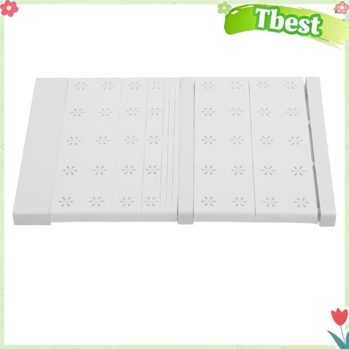 Tbest étagères extensibles Étagères de placard extensibles longueur meuble bac Longueur de 41 à 52 cm/16 5 à 20 5 pouces