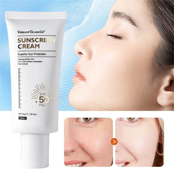 Crème solaire d'été crème solaire rafraîchissante crème protectrice