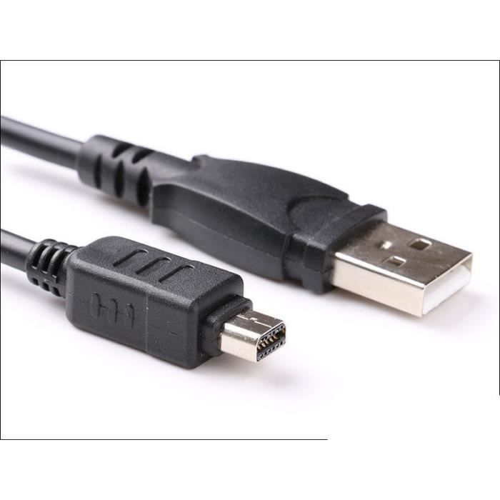 Câble USB Pour Appareil Photo Olympus SP-350, SP-550UZ, SP-560UZ, SP-565UZ, SP-570UZ - Neuf