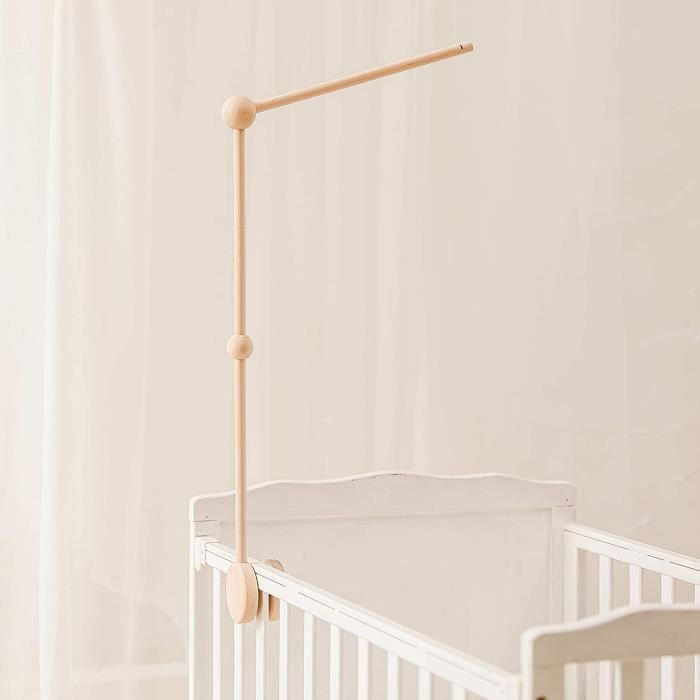 1pc Support Mobile En Bois Cadre Mobile Bebe Support De Mobile Pour Table A Langer Mobile Clochettes Et Jouets Suspendus A L Cdiscount Puericulture Eveil Bebe