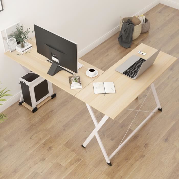 SogesHome Bureau Ordinateur Pliant 120 x 60 x 75 cm Bureau PC Table à SogesHome Bureau Ordinateur Pliant 120 x 60 x 75 cm Bureau PC Table à