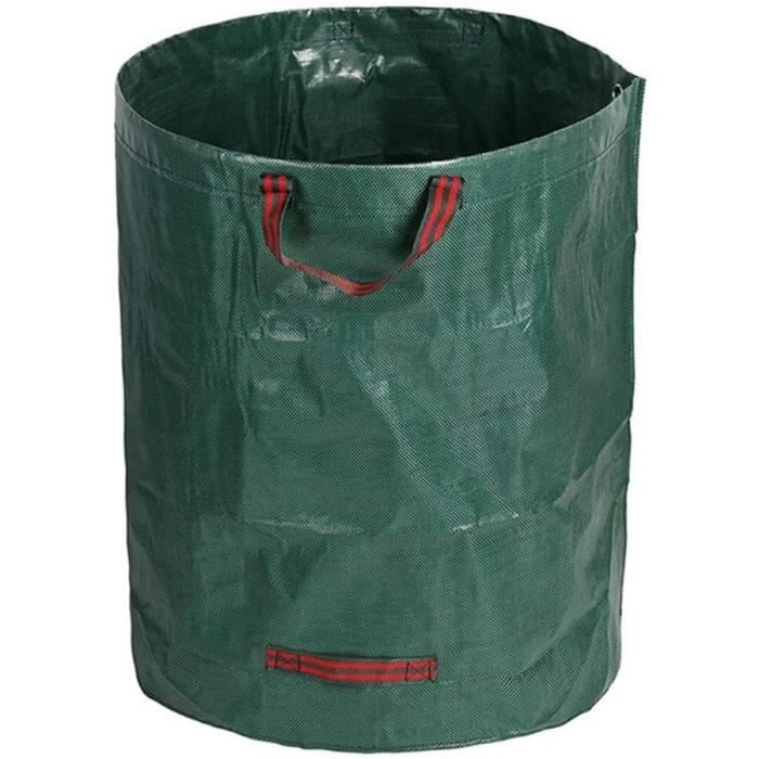 Lot de 2 Sac à déchets de jardin Autonome et pliable, Stable et robuste