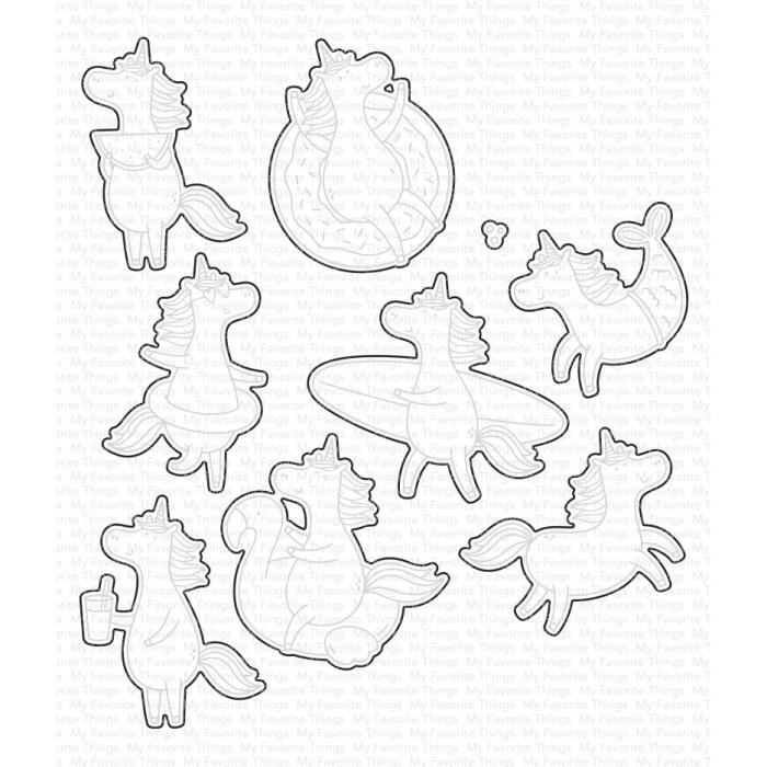 BENECREAT 2pcs Matrices De Découpe Arc-en-Ciel, Pochoirs En