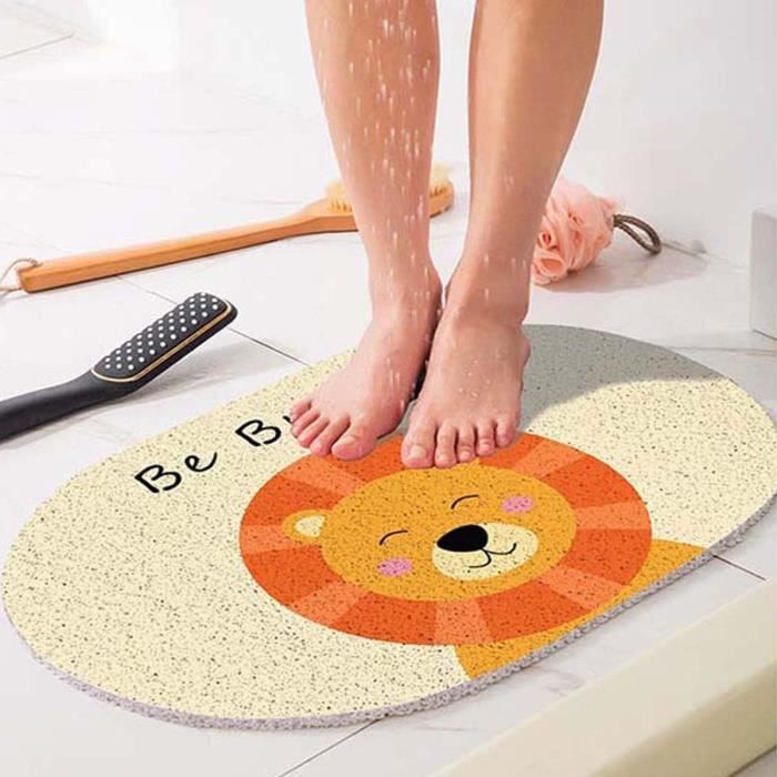 Tapis De Douche En Luffa Antidérapant à Séchage Rapide - Doux Pour
