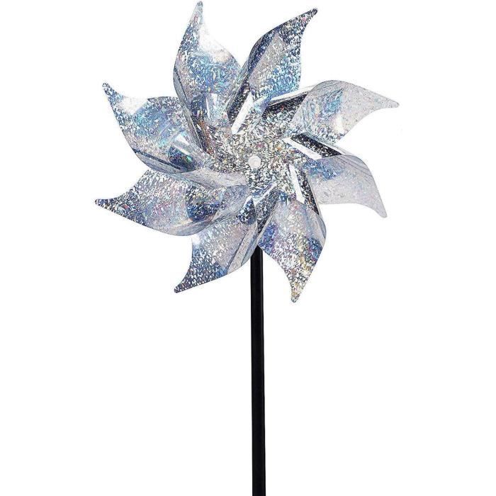 Moulin à Vent Jardin Baoblaze - Métal Coloré, Décoration Extérieure, 75cm