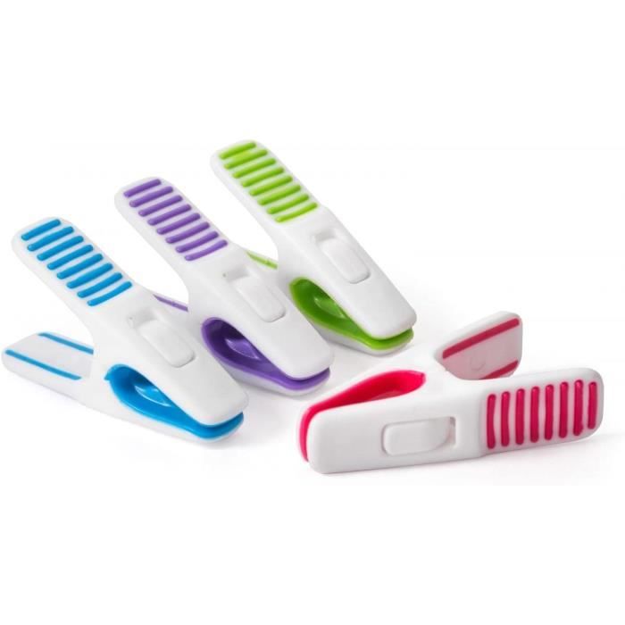Lot De 60 Pinces À Vêtements En Plastique,Clip De Brise-Vent