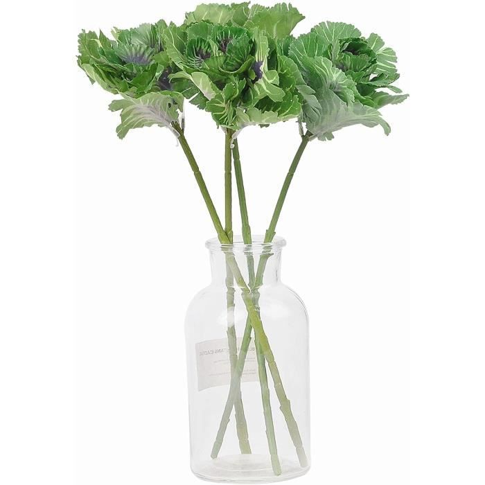 Lot De 4 Légumes De Chou Frisé Napa Artificiels Pour Décoration De ...