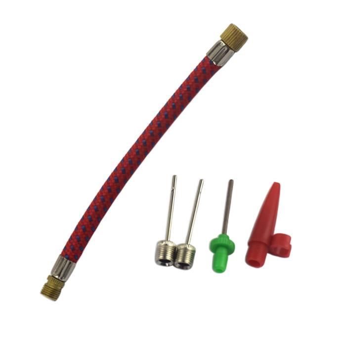 sciuU 40cm Tuyau de Rallonge Pompe à air Portable Compatible avec Xiaomi MI Pump Universel Tube de Rallonge en Caoutchouc avec Adaptateur Schrader pour Pneus de Vélo Voiture Moto Vélo 