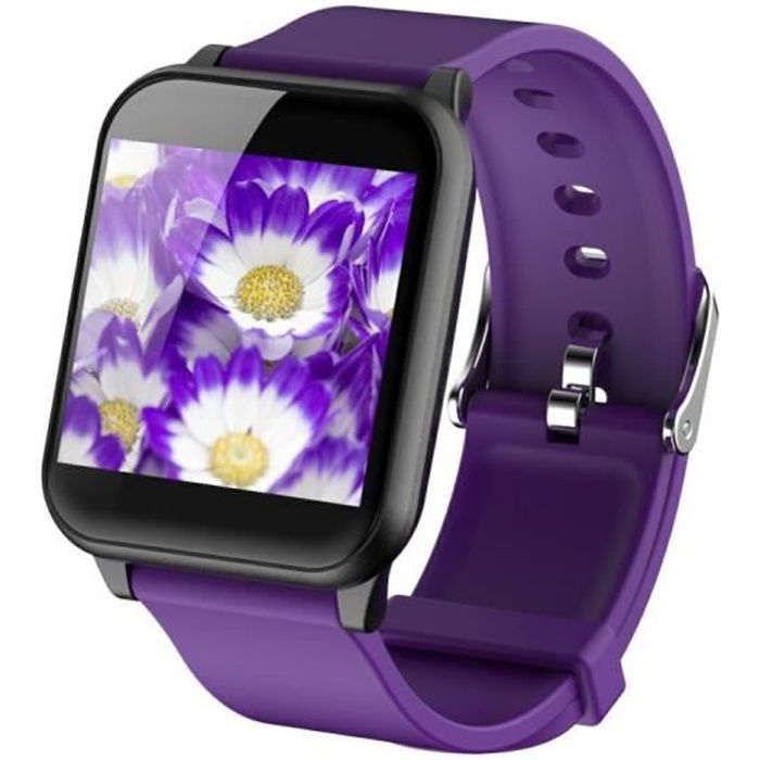 Montre connectée sales femme violette