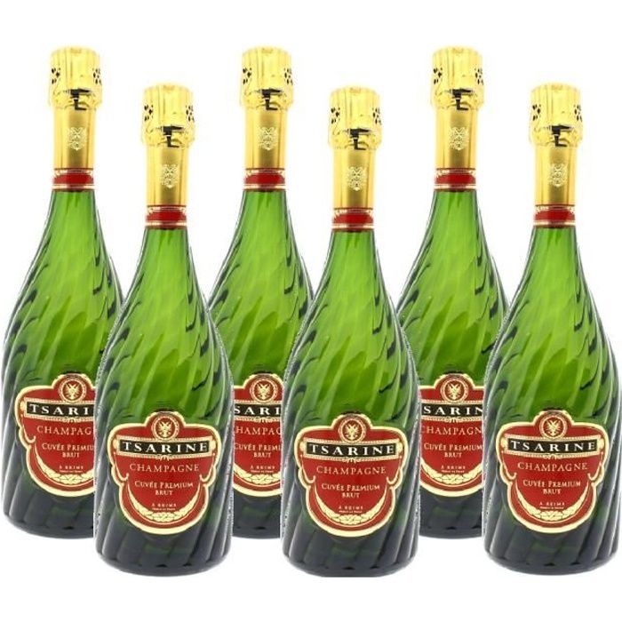 capsule champagne TSARINE Rouge et Or